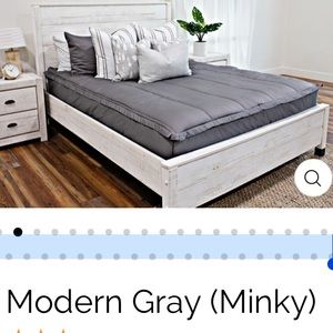 Beddy’s Modern Gray Minky